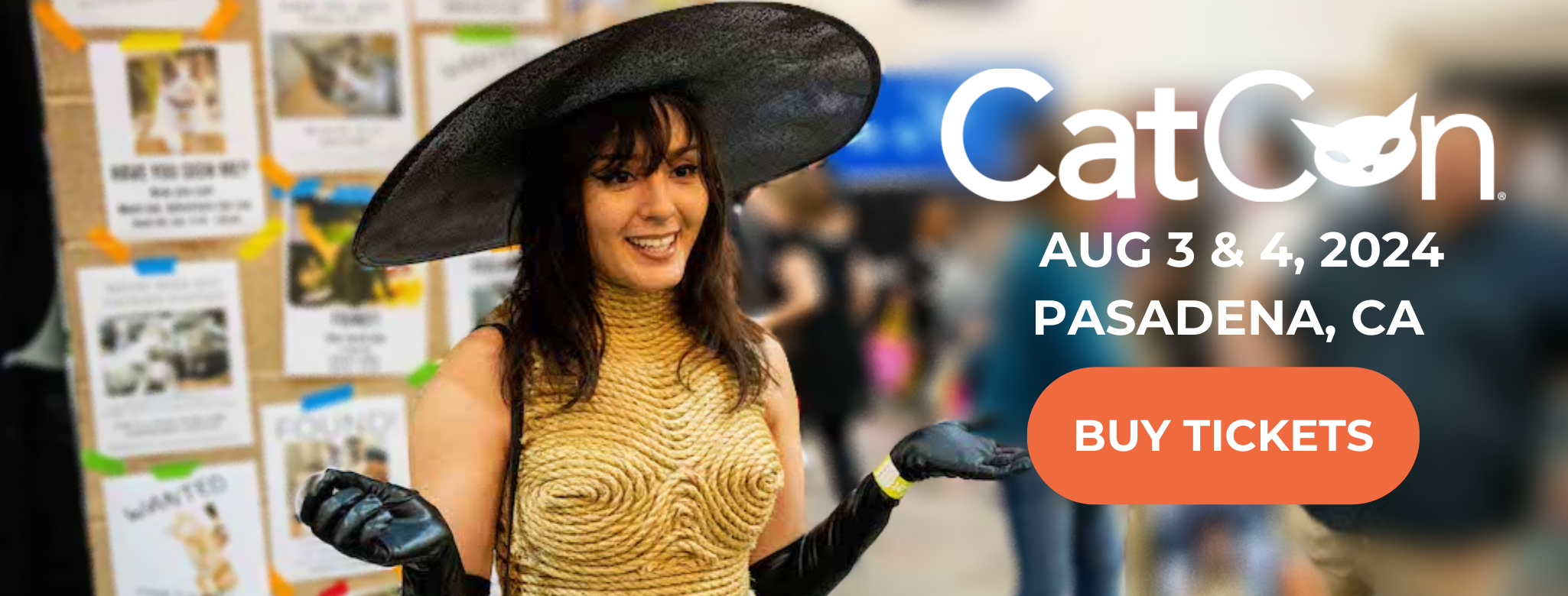 Cat cosplay at CatCon. BUY CATCON 2024 TICKETS NOW!
