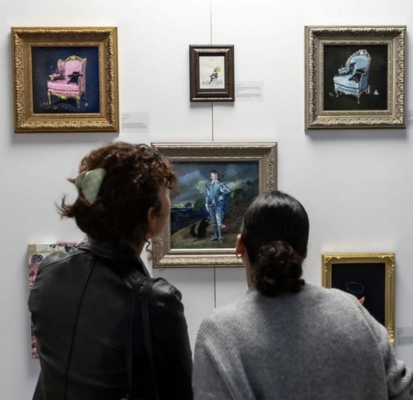 Scenes of attendees enjoying Cat Art Show's 10th Anniversary