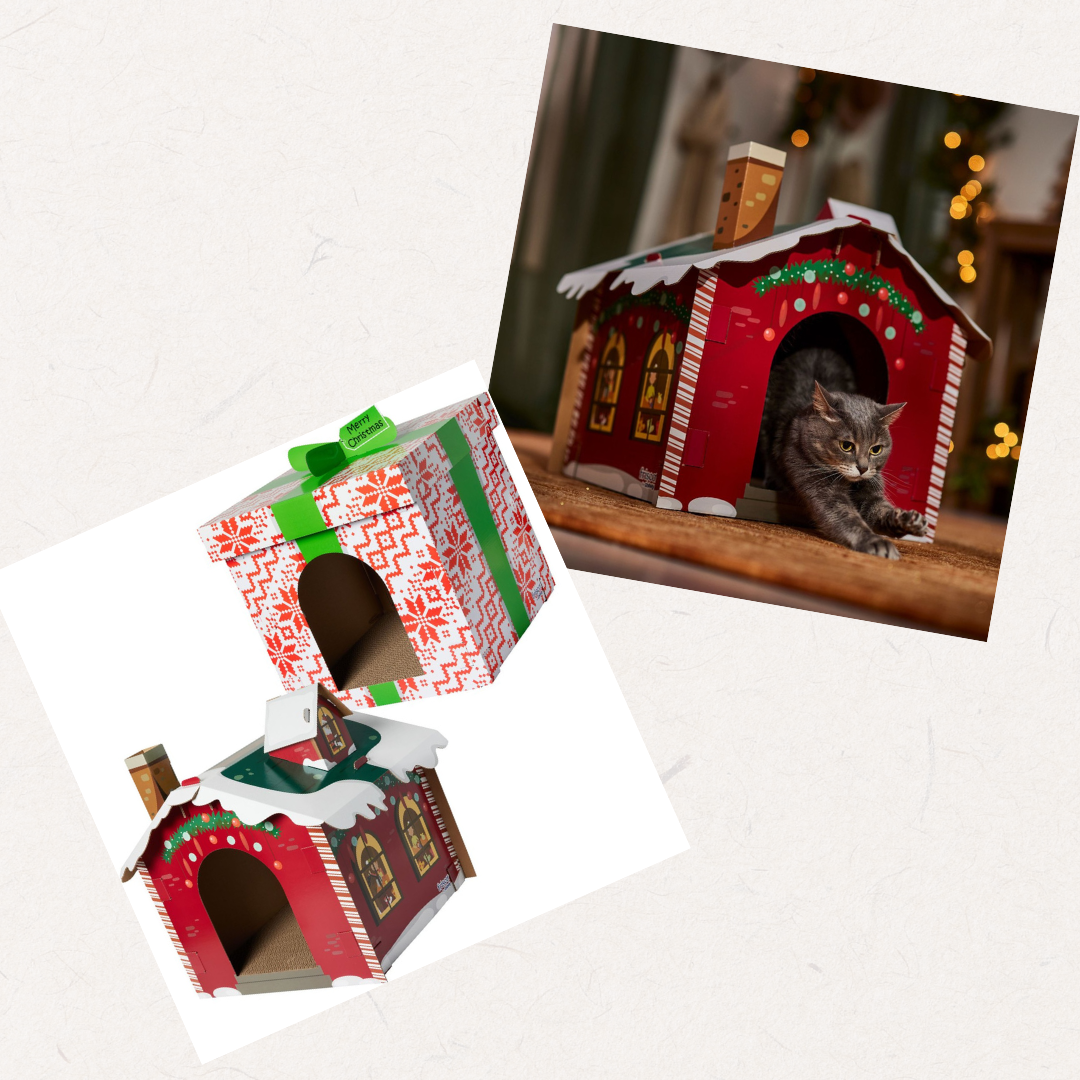 holiday cat houses from Chewy.com